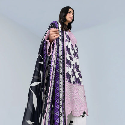 Aiza Lilac Floral Suit - Libaas Copenhagen