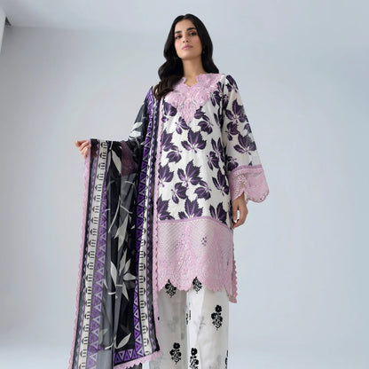 Aiza Lilac Floral Suit - Libaas Copenhagen