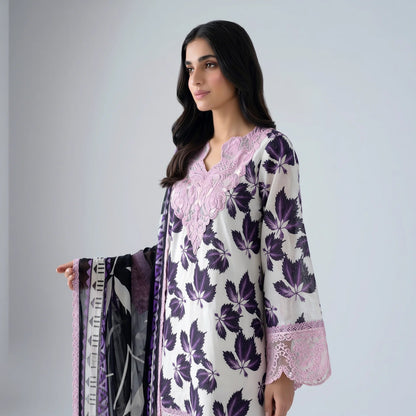 Aiza Lilac Floral Suit - Libaas Copenhagen