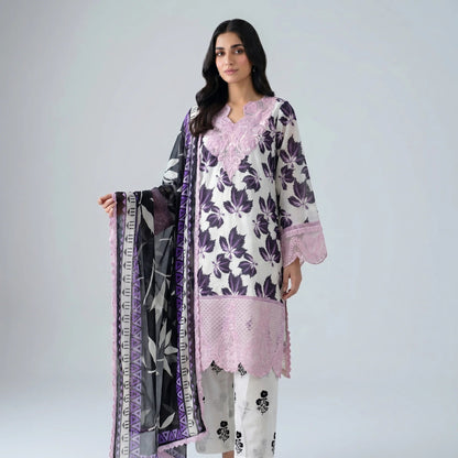 Aiza Lilac Floral Suit - Libaas Copenhagen