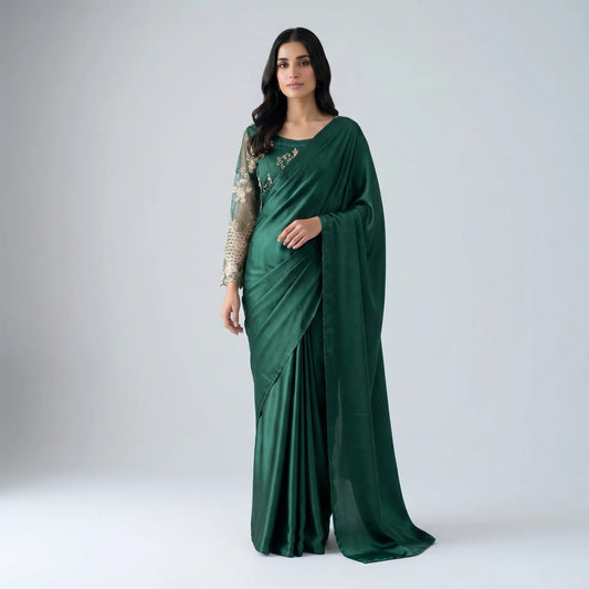 Amani Emerald Saree - Libaas Copenhagen