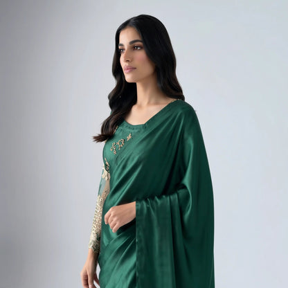 Amani Emerald Saree - Libaas Copenhagen