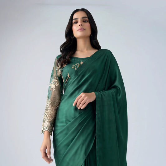 Amani Emerald Saree - Libaas Copenhagen