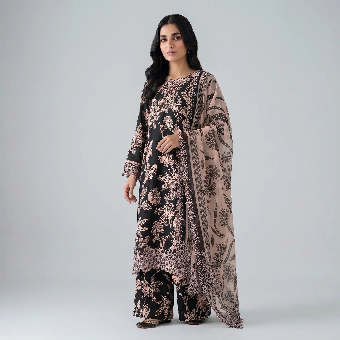 Amira Black Blush Suit - Libaas Copenhagen