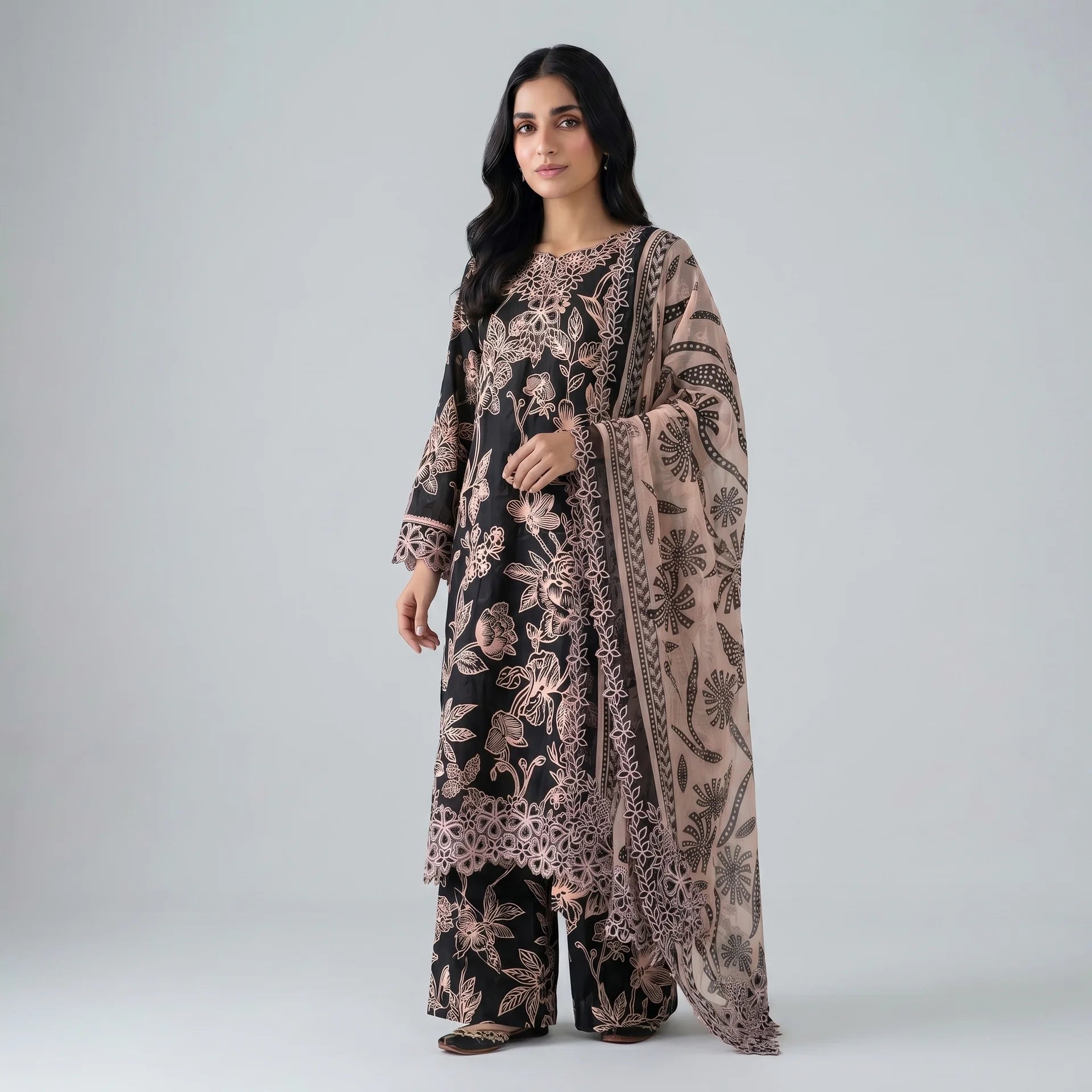 Amira Black Blush Suit - Libaas Copenhagen