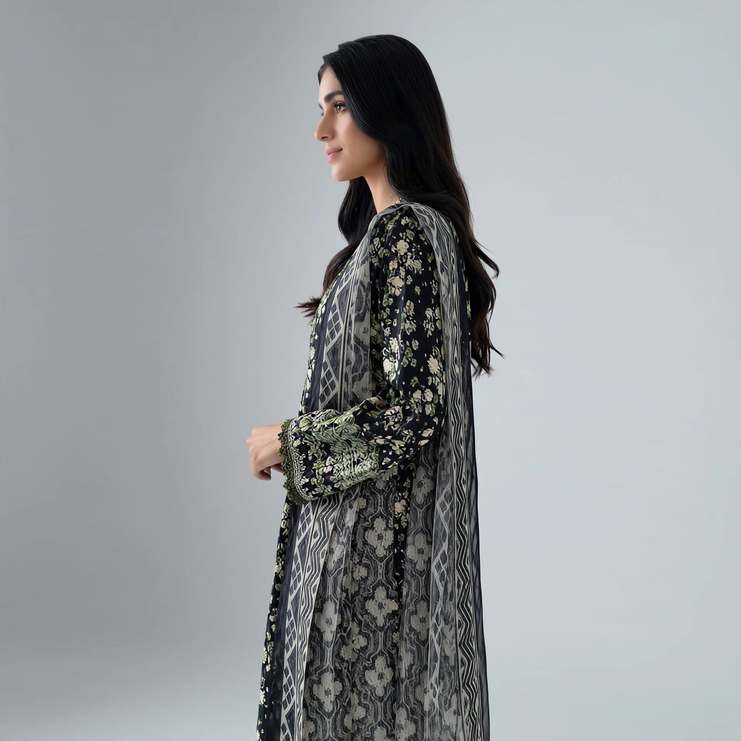 Elin Black Olive Suit. - Libaas Copenhagen