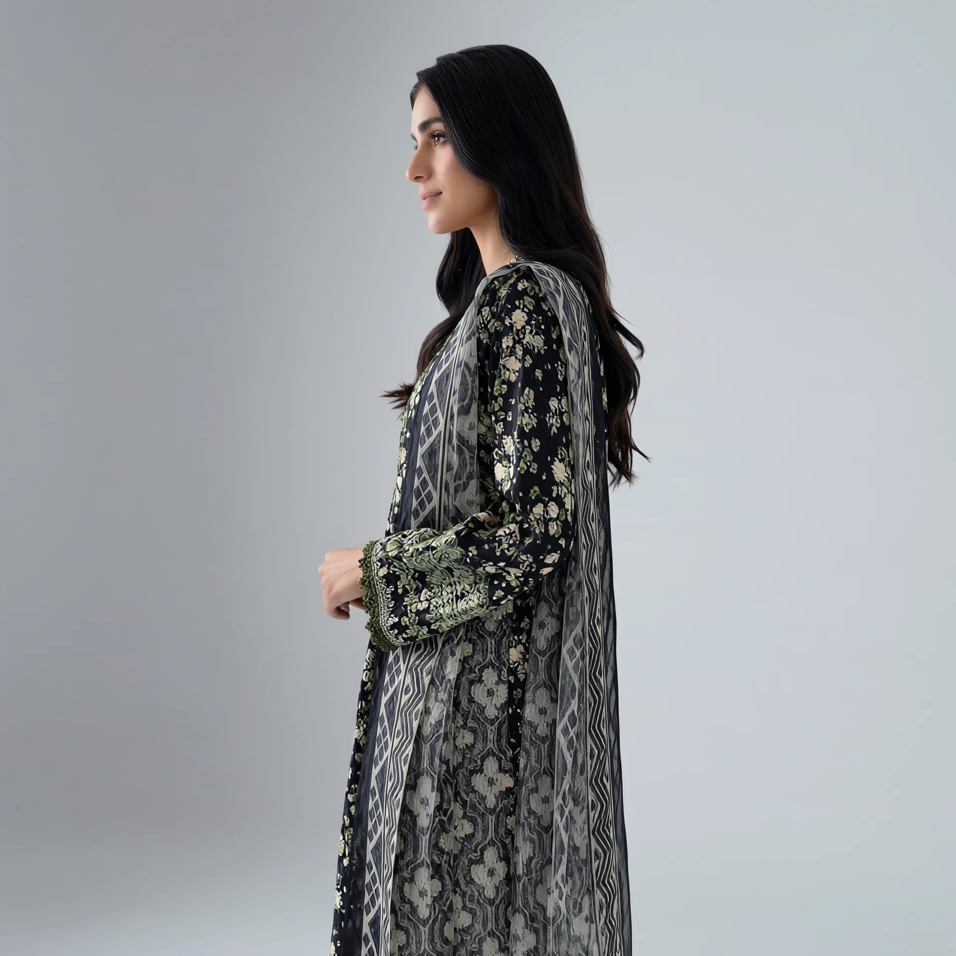 Elin Black Olive Suit. - Libaas Copenhagen