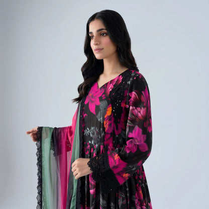 Riya Midnight Floral Dress - Libaas Copenhagen