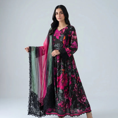 Riya Midnight Floral Dress - Libaas Copenhagen