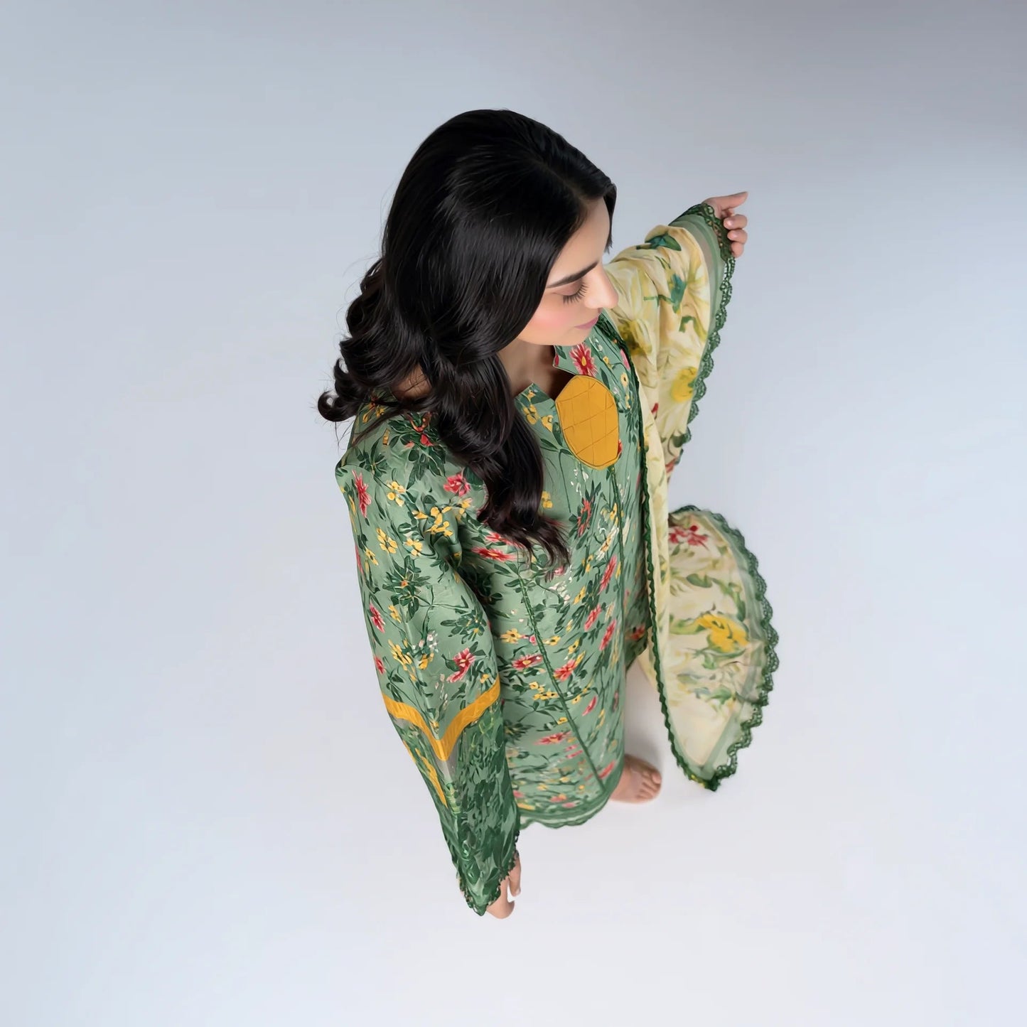 Sienna Sage Floral Suit - Libaas Copenhagen
