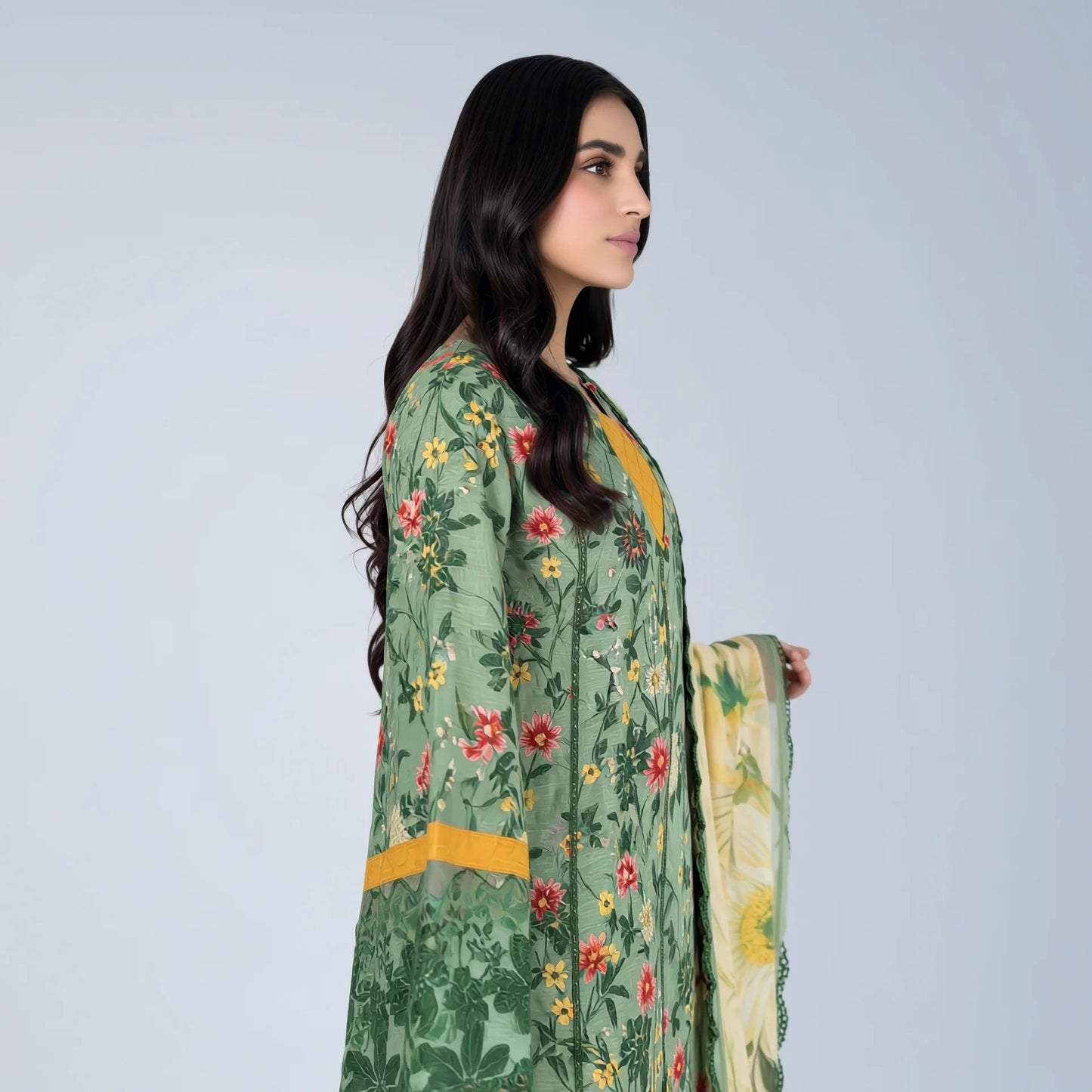 Sienna Sage Floral Suit - Libaas Copenhagen